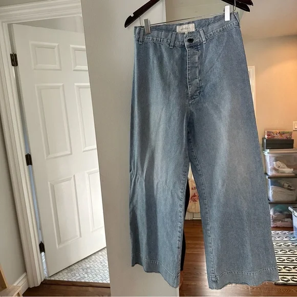 The Great. Wide Leg Seafair high rise jeans. Size 28. - Picture 2 of 7